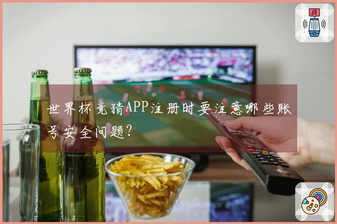 世界杯竞猜APP注册时要注意哪些账号安全问题？