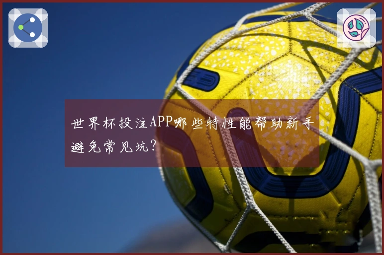 世界杯投注APP哪些特性能帮助新手避免常见坑？