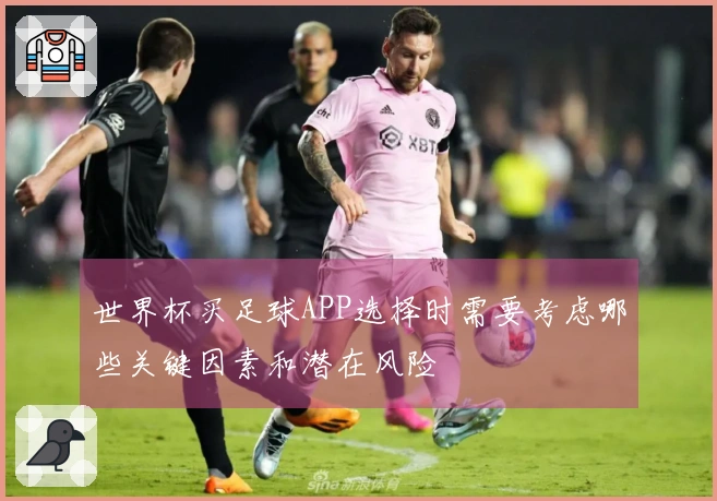 世界杯买足球APP选择时需要考虑哪些关键因素和潜在风险